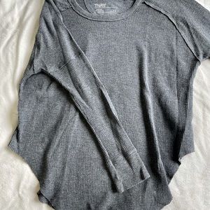 TNA Waffle Print Long Sleeve